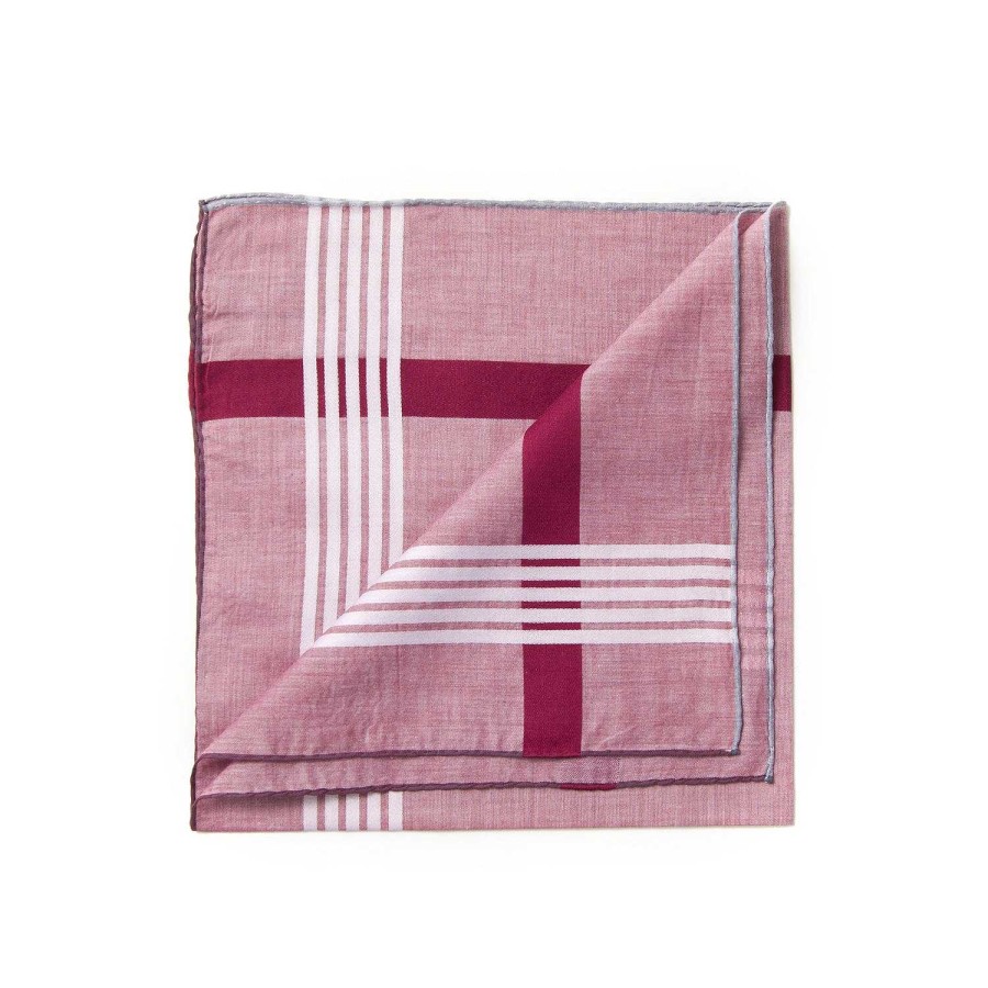 Accessories Simonnot-Godard  | Limited Edition: Pure Cotton Handkerchief "Modena Archive 1940